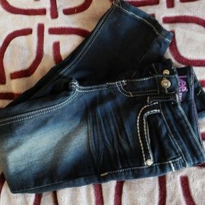 Girl jeans skinny bootcut